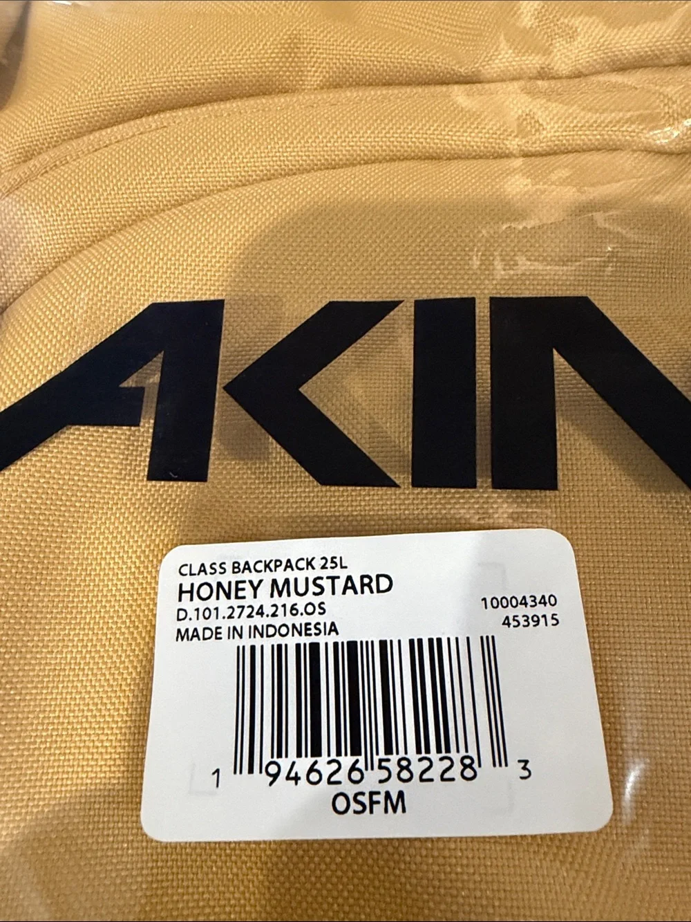 Dakine Honey Mustard  25 L Backpack/NWT